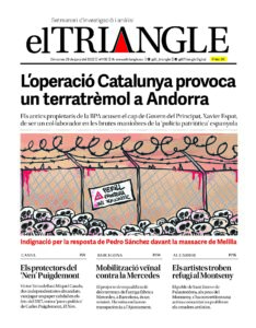 L’operació Catalunya provoca un terratrèmol a Andorra