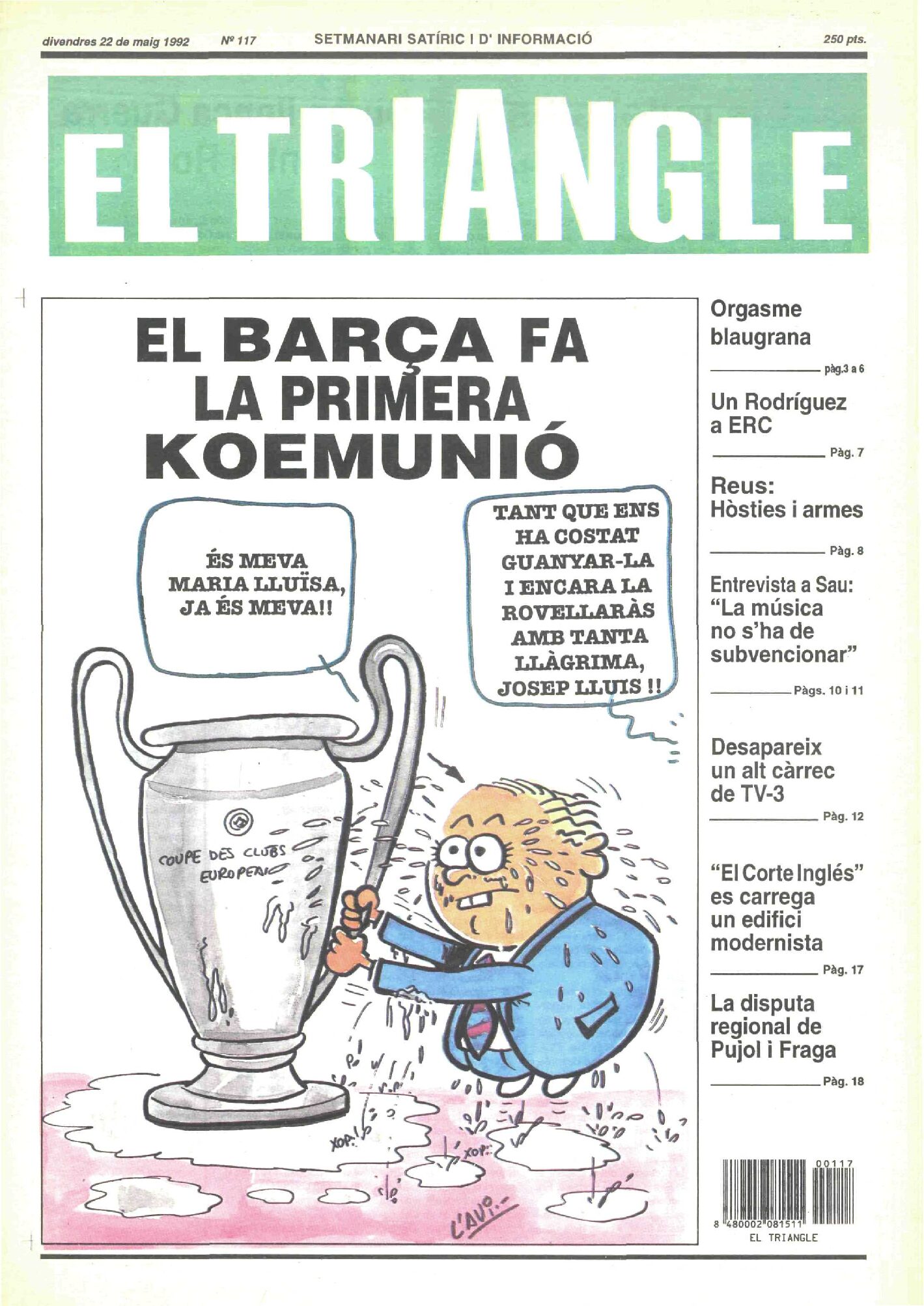 El Barça fa la primera Koemunió