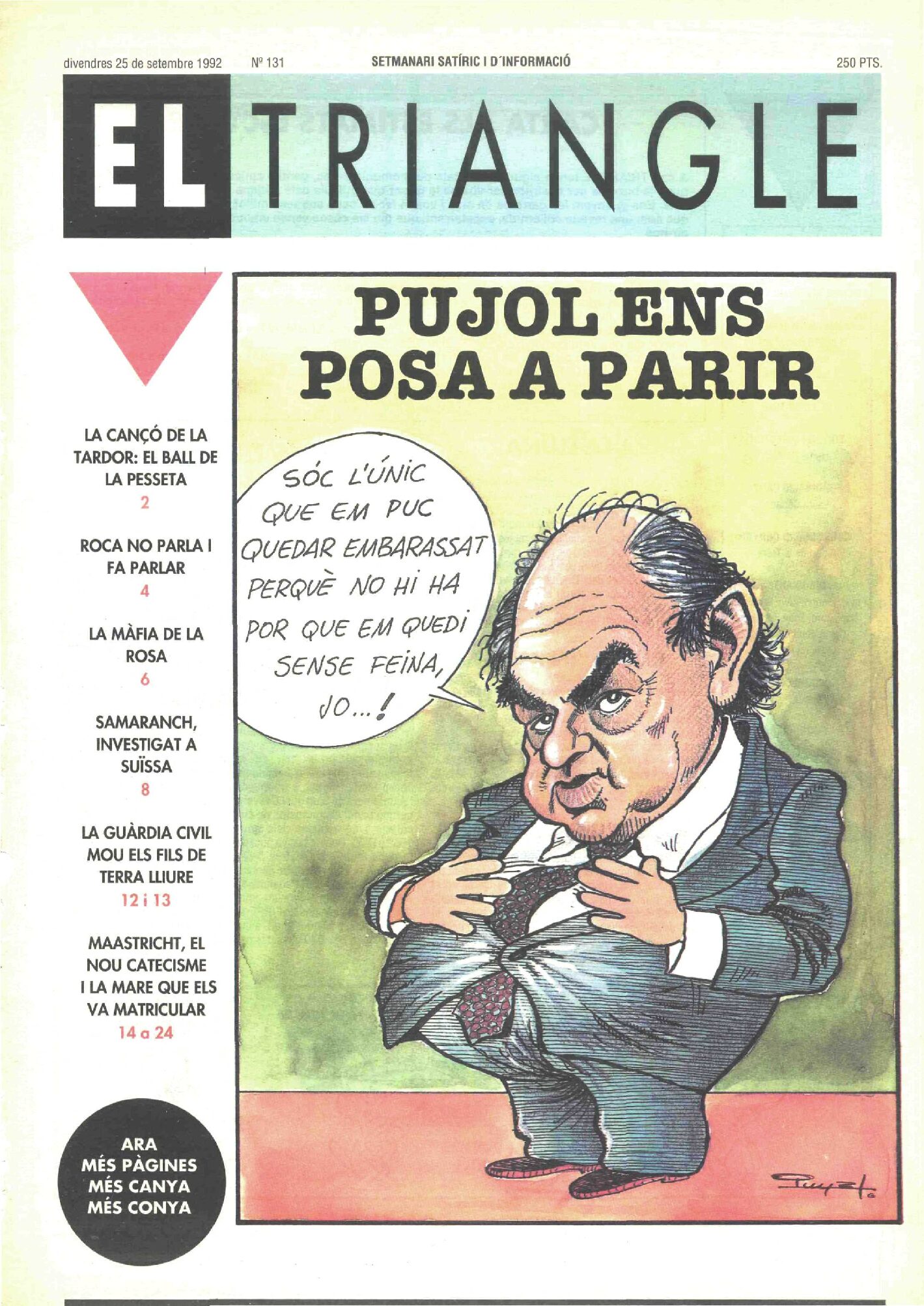 Pujol ens posa a parir