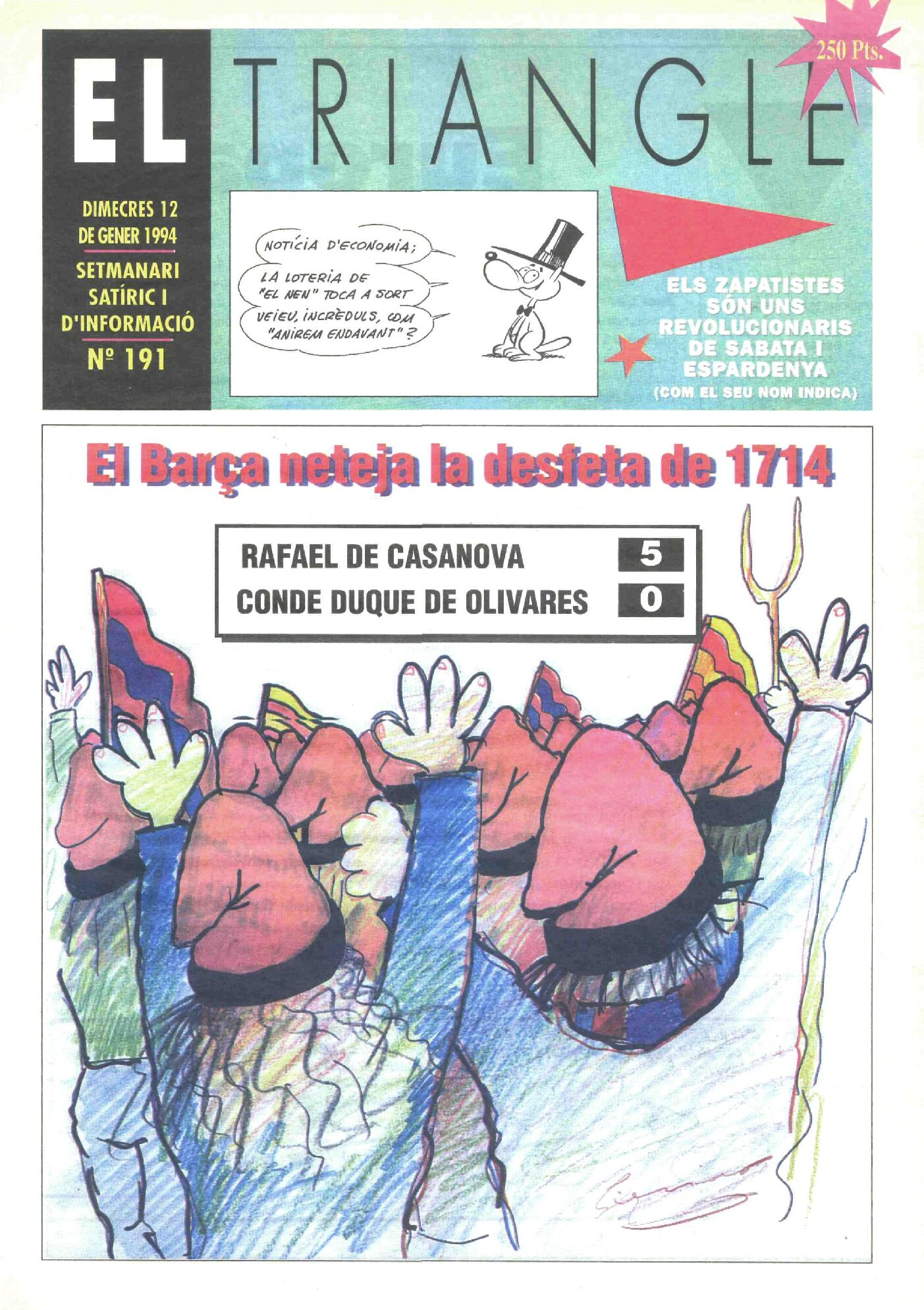 El Barça neteja la desfeta de 1714