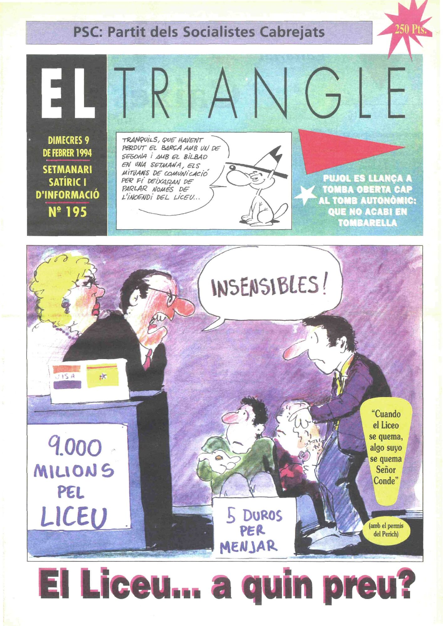 El Liceu... a quin preu?