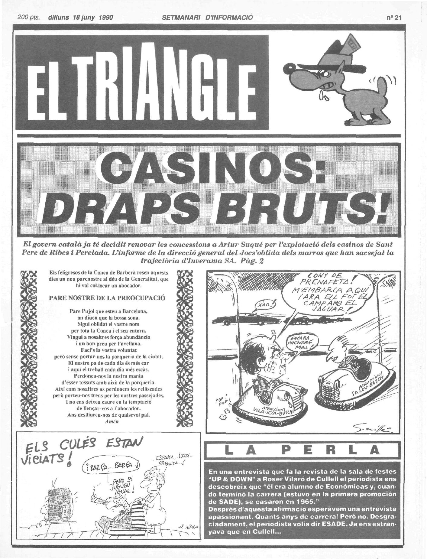 Casinos: draps bruts!