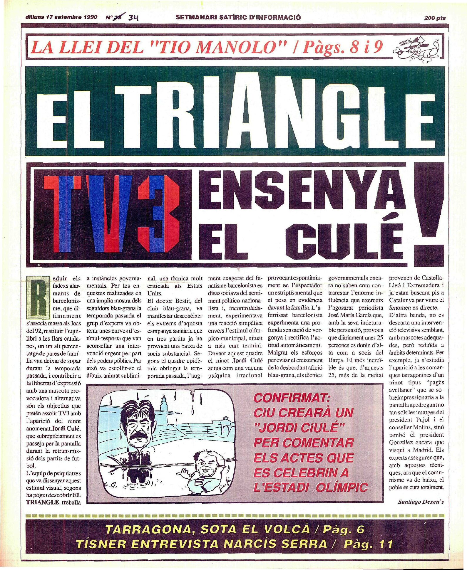 TV3 ensenya el culé!