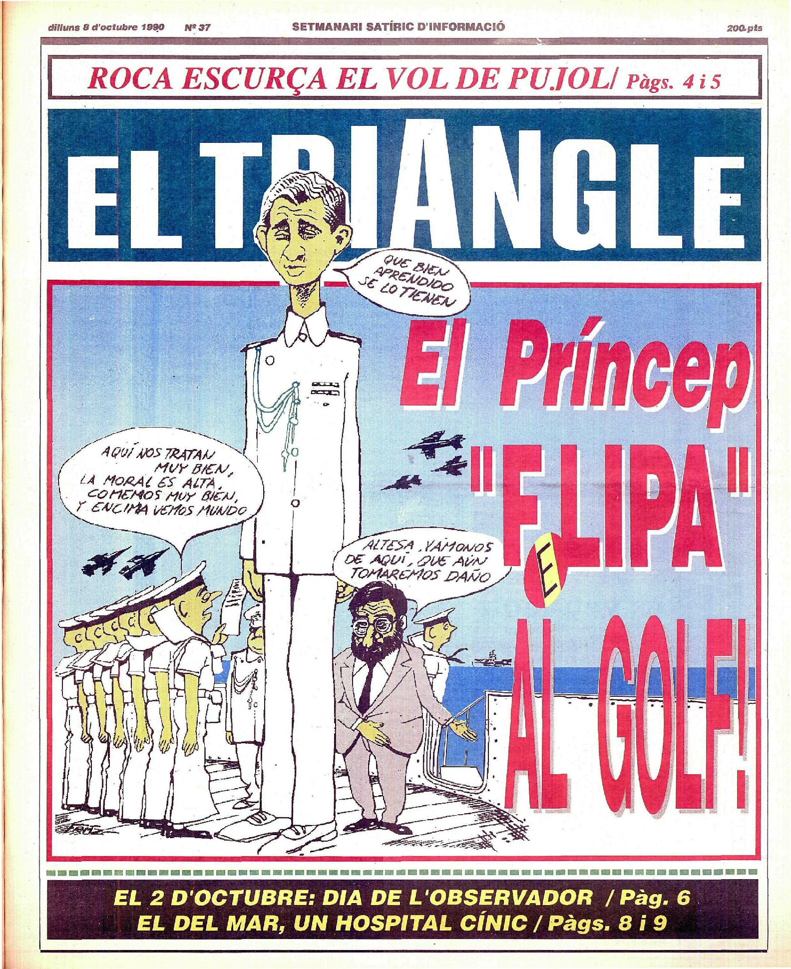 El Príncep "FLIPA" al golf