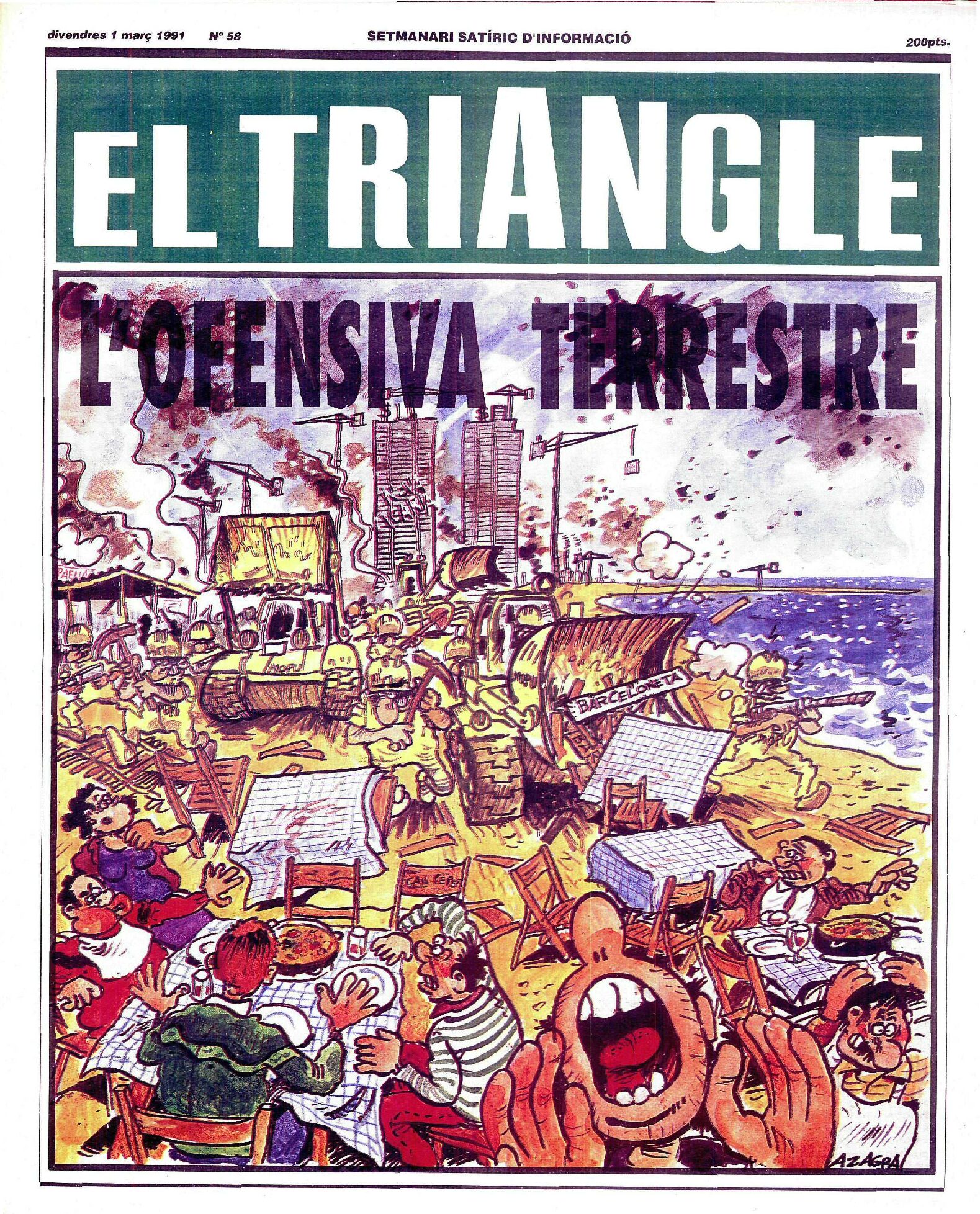 L'ofensiva terrestre