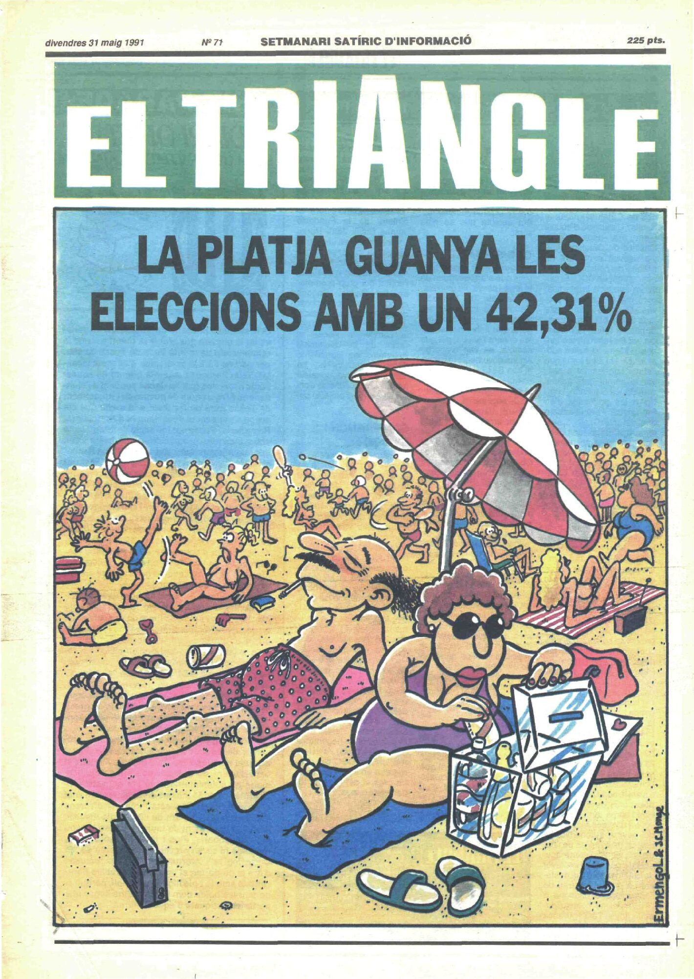La platja guanya les eleccions amb un 42,31%