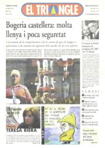 Bogeria castellera: molta llenya i poca seguretat