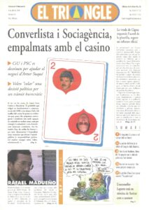 Converlista i Sociagència, empalmats amb el casino