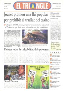 Jocnet promou una llei popular per prohibir el trasllat del casino