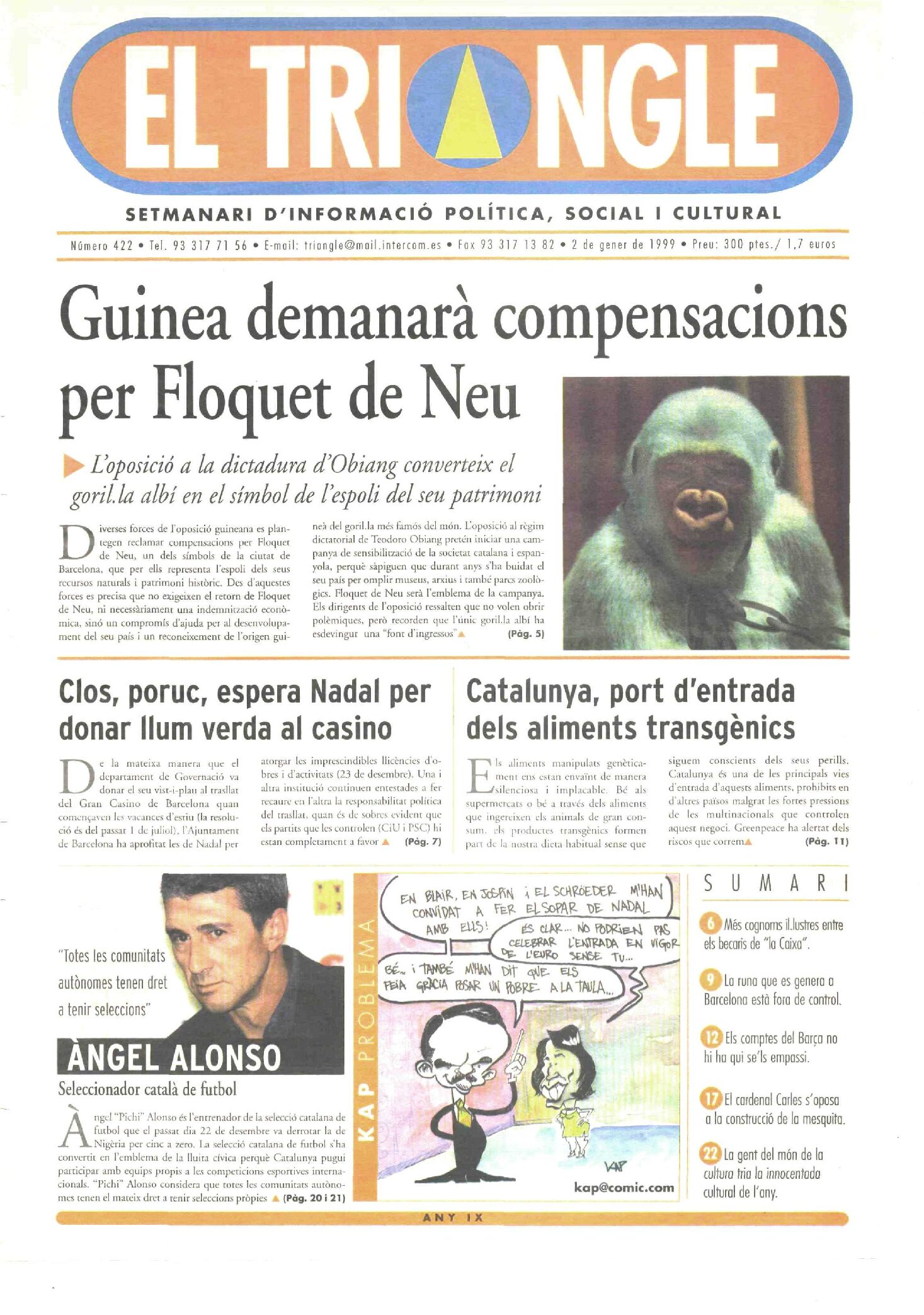 Guinea demanarà compensacions per Floquet de Neu