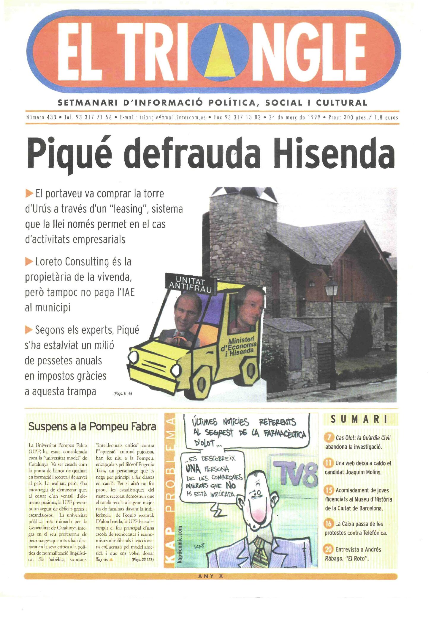 Piqué defrauda Hacienda