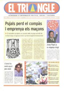 Pujals perd el compàs i emprenya els maçons