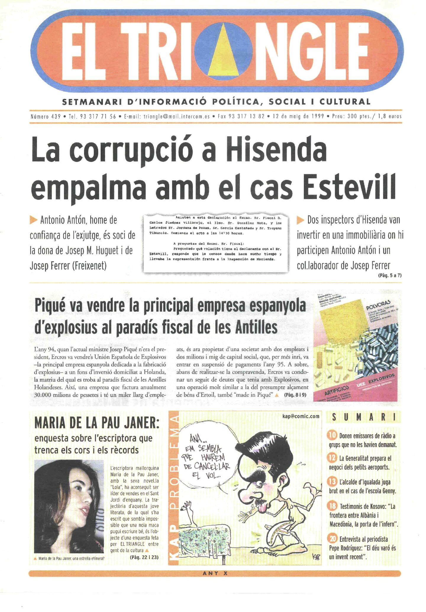 La carrupció a Hisenda empalma amb el cas Estevill