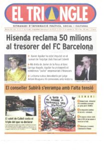 Hisenda reclama 50 milions al tresorer del FC Barcelona