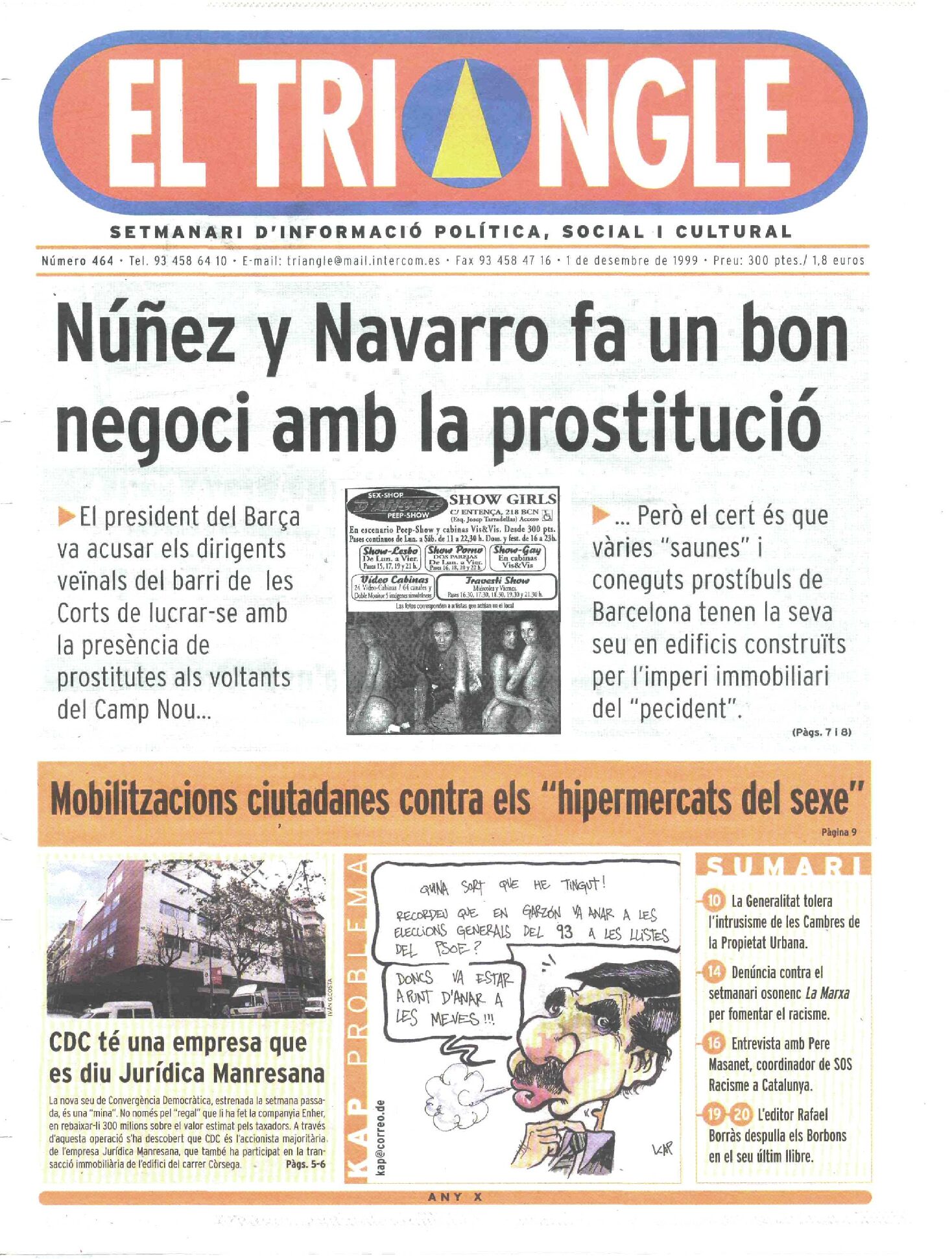 Núñez i Navarro fa un bon negoci amb la prostitució