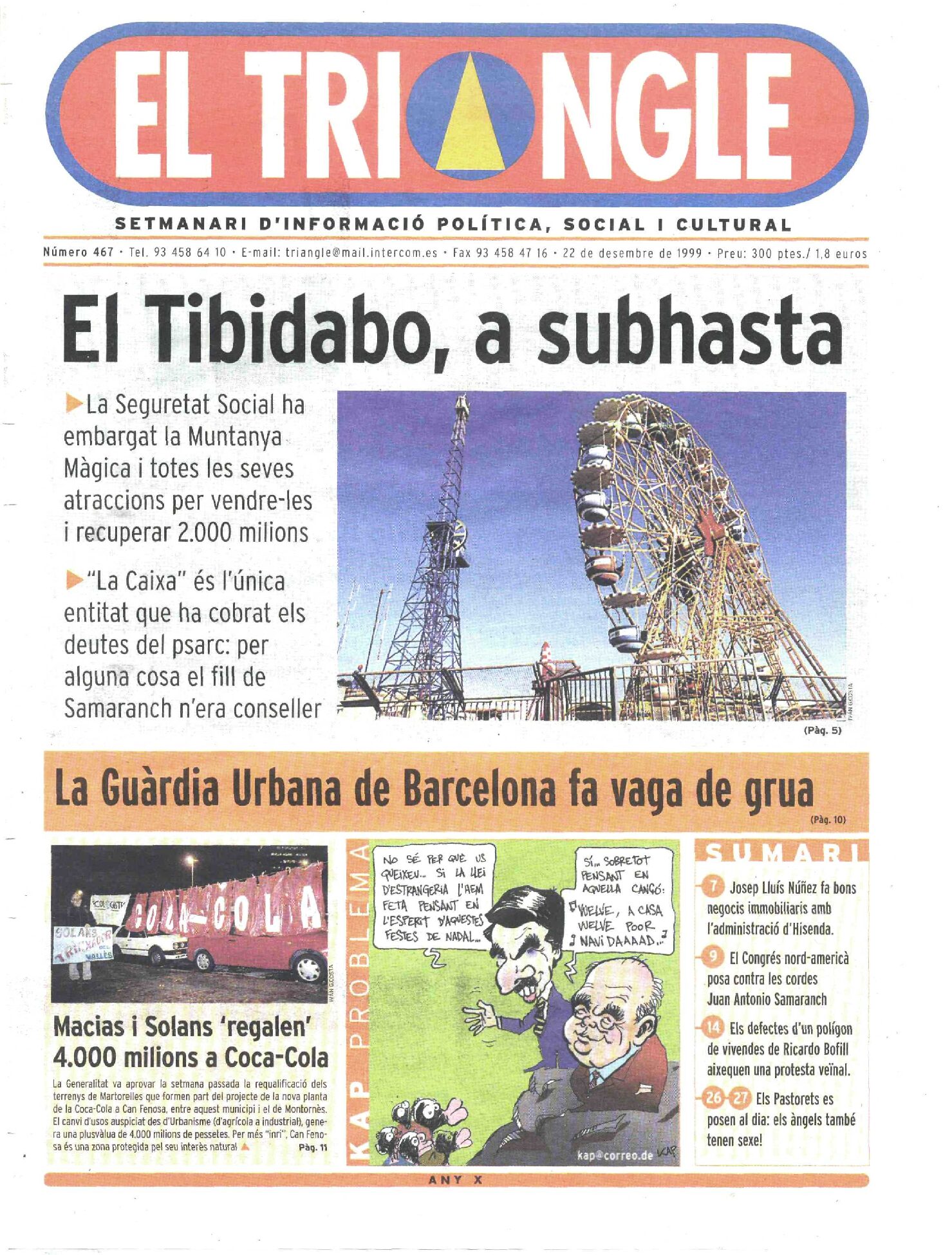 El Tibidabo, a subhasta
