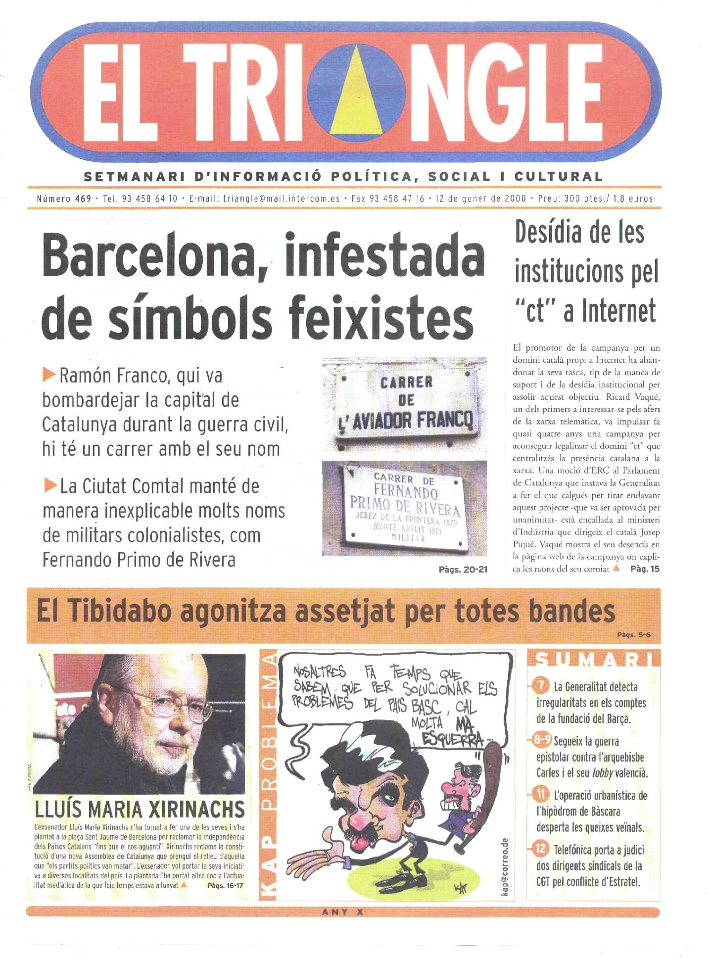 Barcelona, infestada de símbols feixistes