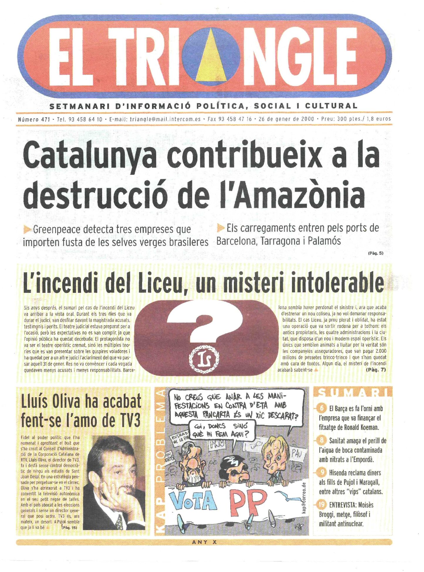 Catalunya contribueix a la destrucció de l'Amazònia