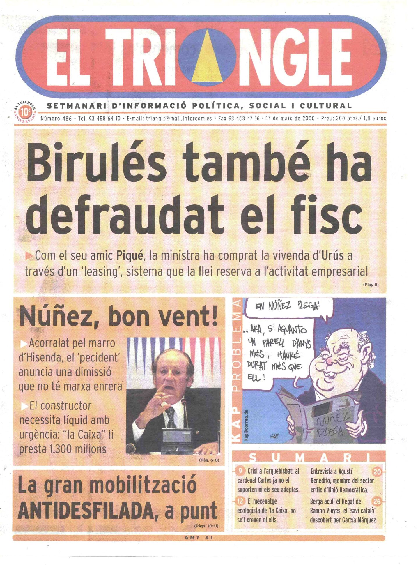 Birulés també ha defraudat el fisc