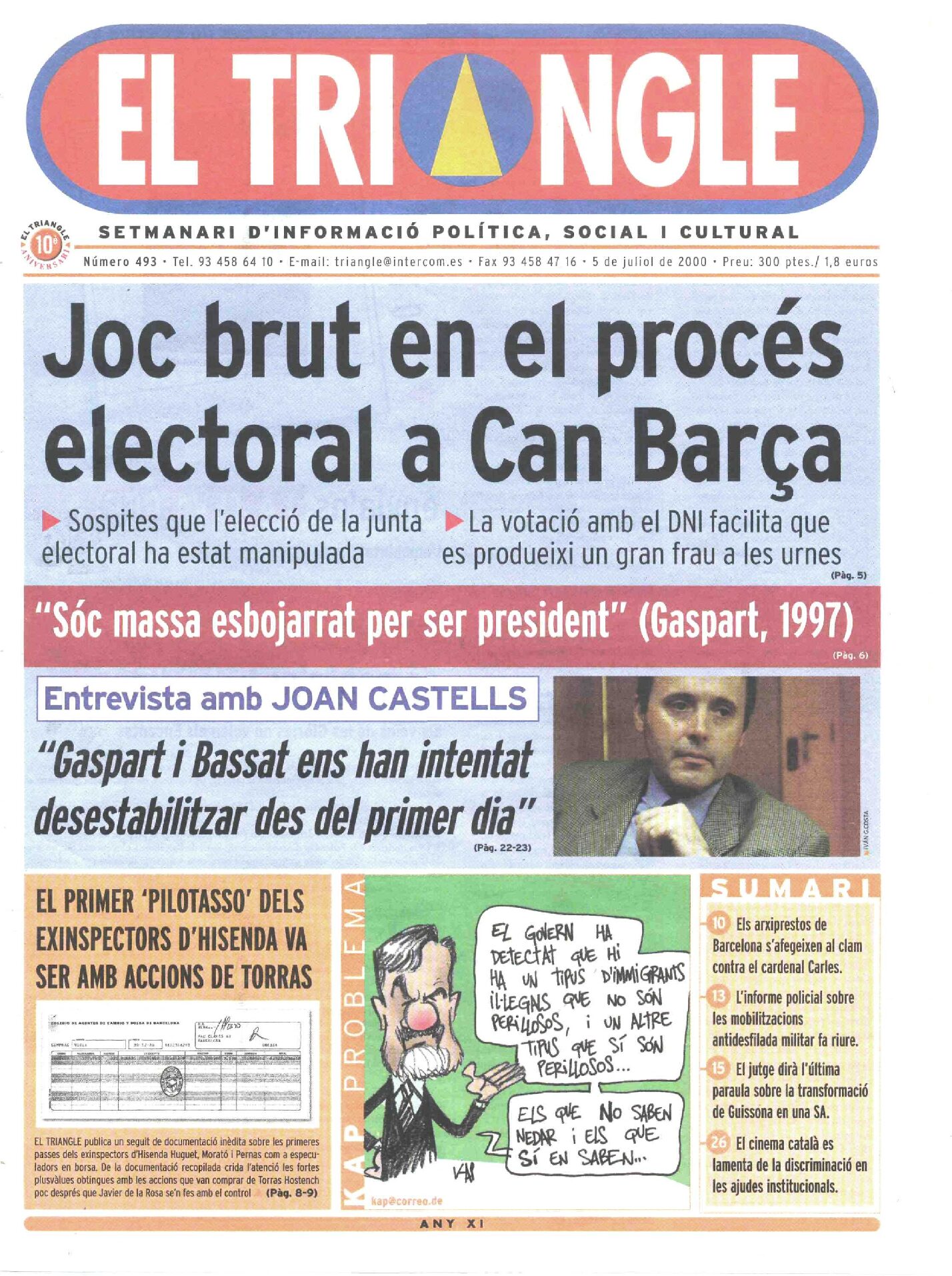 Joc brut en el procés electoral a Can Barça