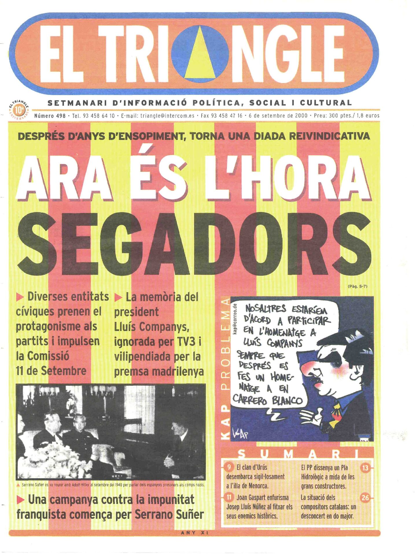 Ara és l'hora segadors