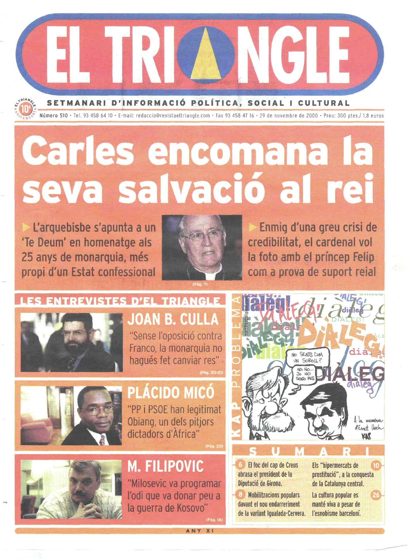 Carles encomana la seva salvació al rei