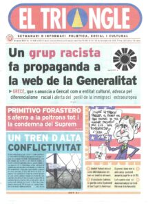 Un grup racista fa propaganda a la web de la Generalitat