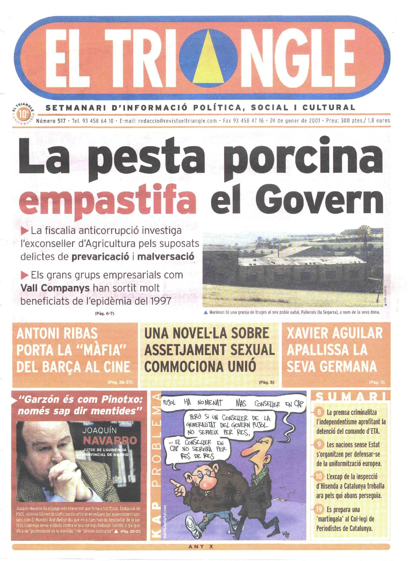 La pesta porcina empastifa el Govern