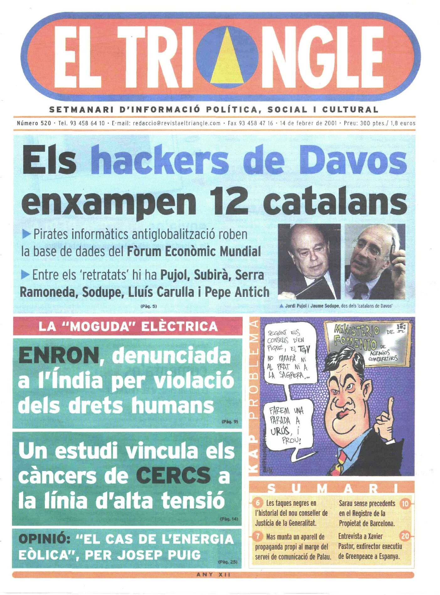 Els hackers de Davos enxampen 12 catalans