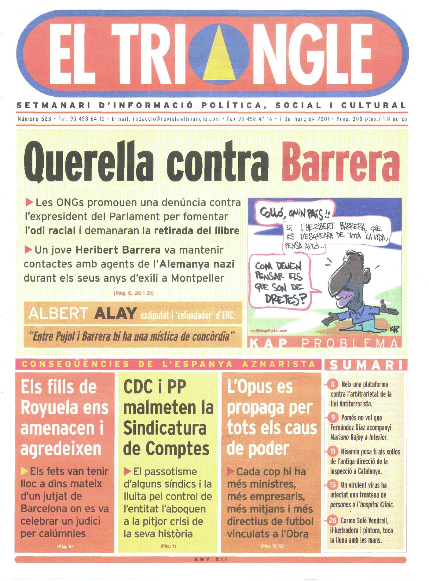 Querella contra Barrera