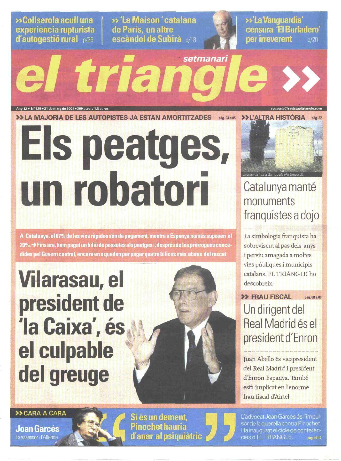 Els peatges, un robatori