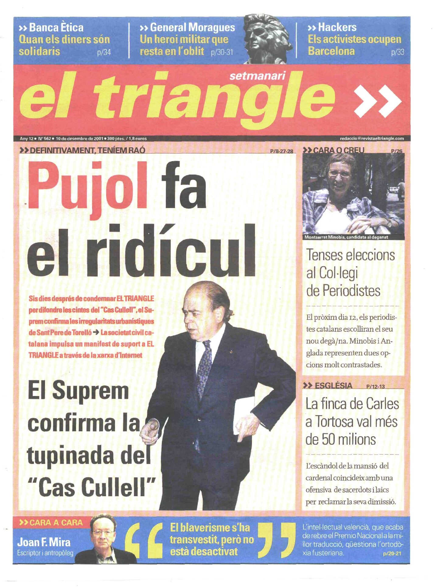 Pujol fa el ridícul