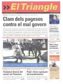 Clam dels pagesos contra el mal govern