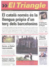 El català només és la llengua pròpia d’un terç dels barcelonins