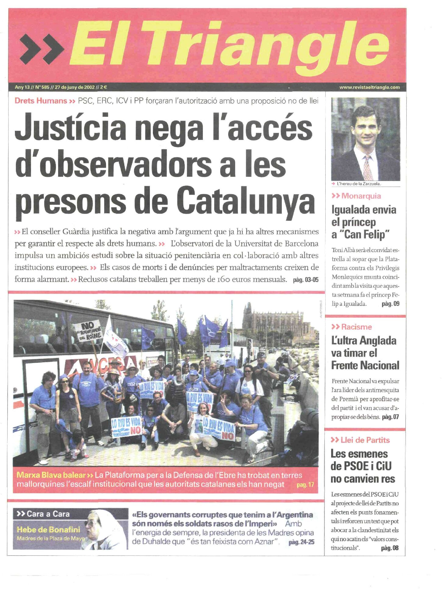 Justícia nega l'accés d'observadors a les presons de Catalunya