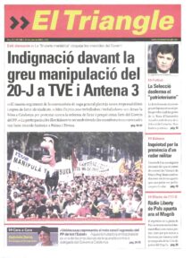 Indignació davant la greu manipulació del 20-J a TVE i Antena 3