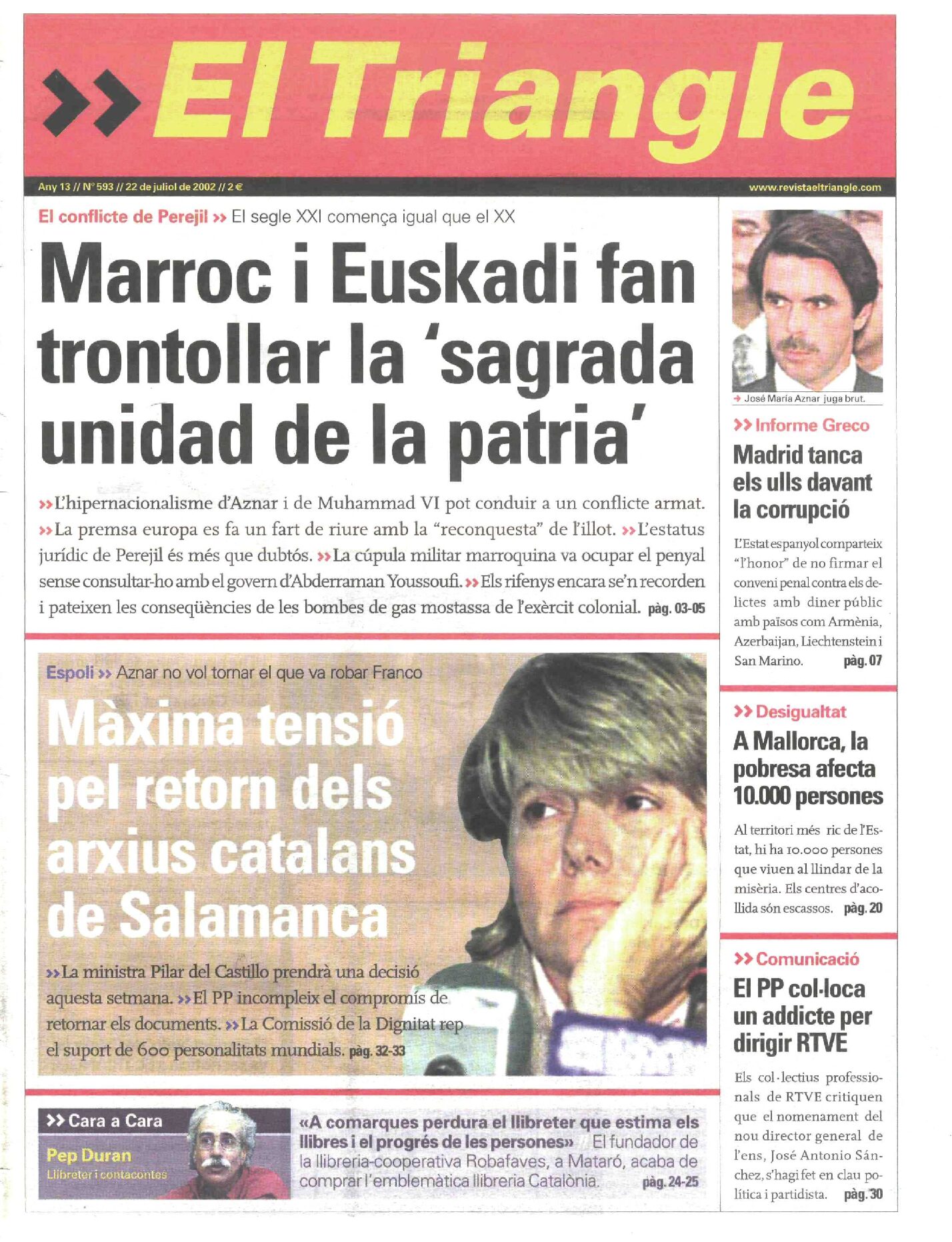 Marroc i Euskadi fan tambalejar la 'sagrada unitat de la pàtria'