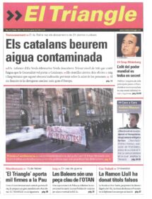 Els catalans beurem aigua contaminada