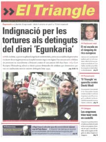 Indignació per les tortures als detinguts del diari ‘Egunkaria’