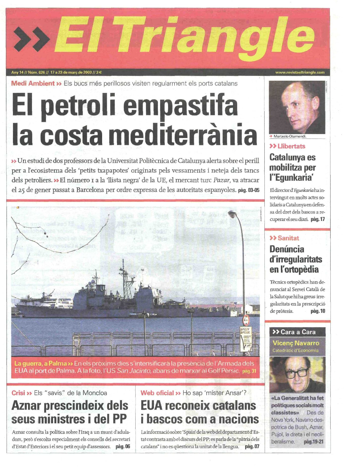 El petroli empastifa la costa mediterrània