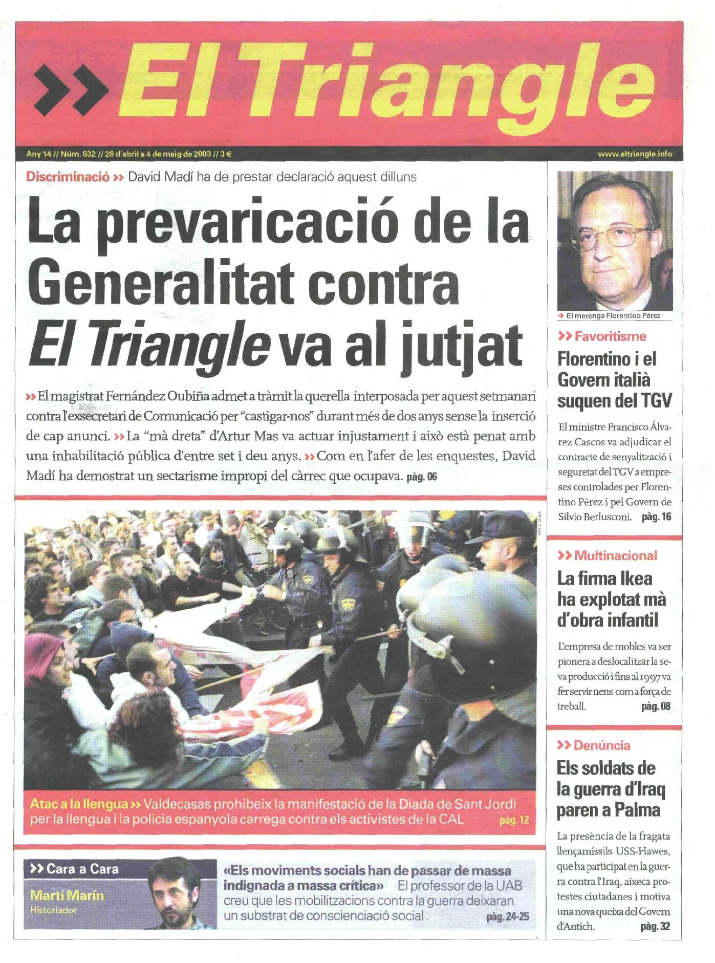 La prevaricació de la Generalitat contra El Triangle va al jutjat