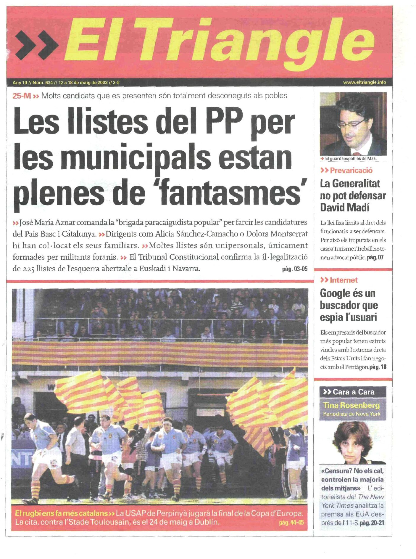 Les llistes del PP per les municipals estan plenes de fantasmes