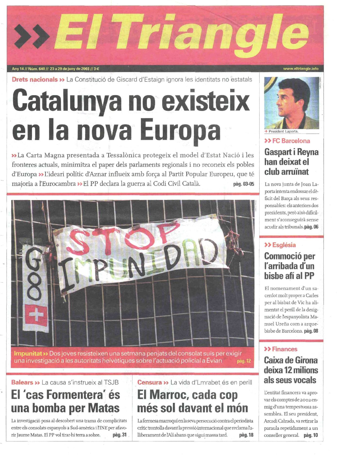 Catalunya no existeix en la nova Europa