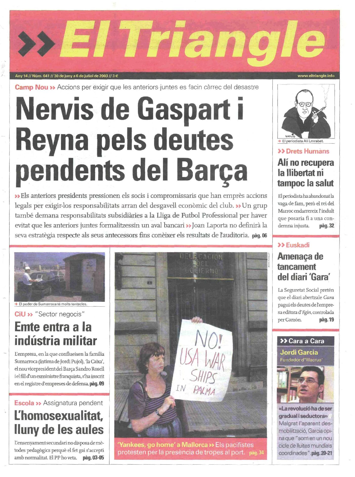 Nervis de Gaspart i Reyna per les deutes pendents del Barça