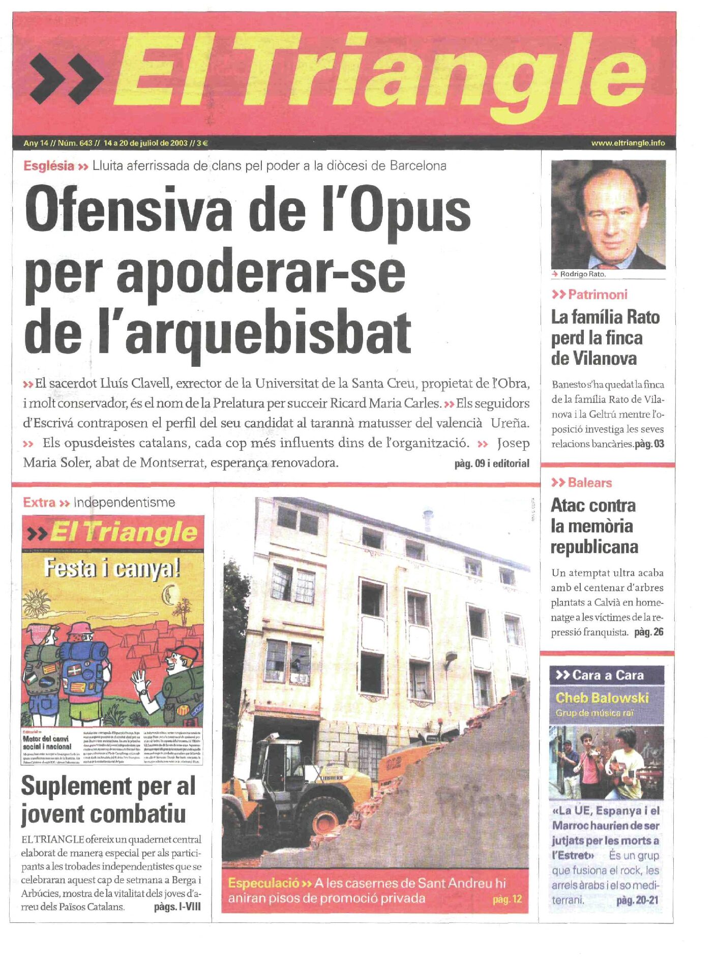 Ofensiva de l'Opus per apoderar-se de l'arquebisbat