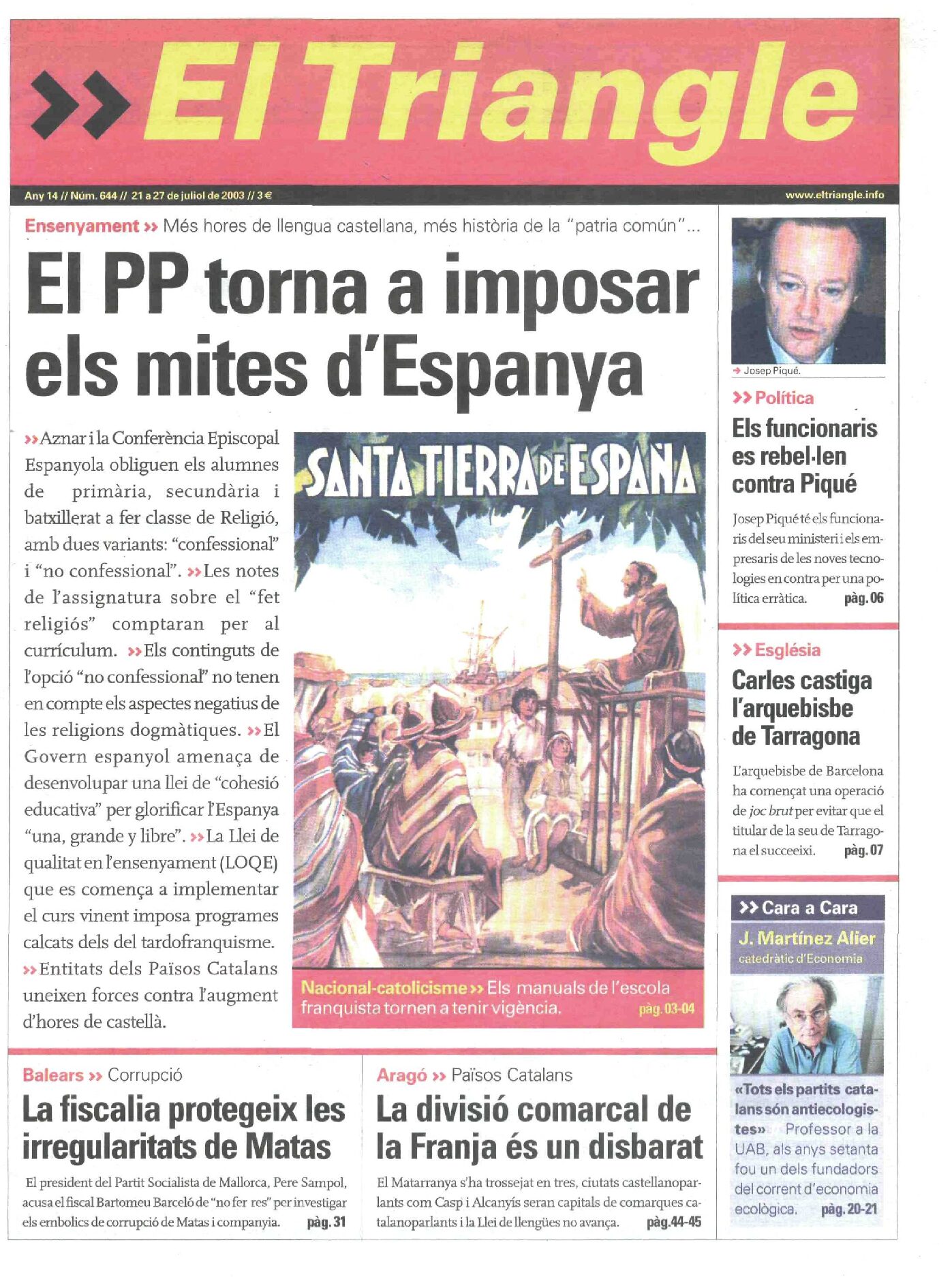 El PP torna a imposar els mites d'Espanya