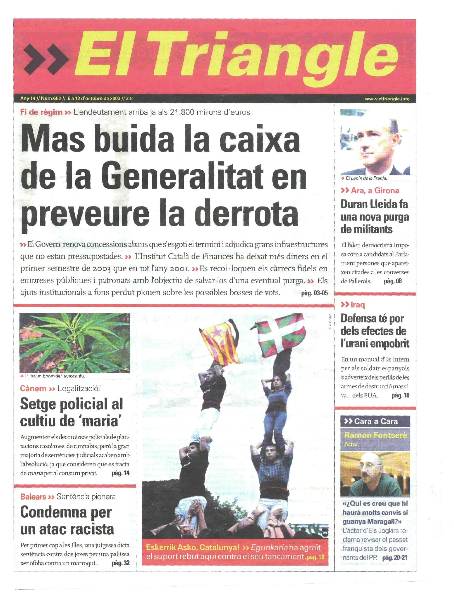 Mes buida la caixa de la Generalitat a preveure la derrota
