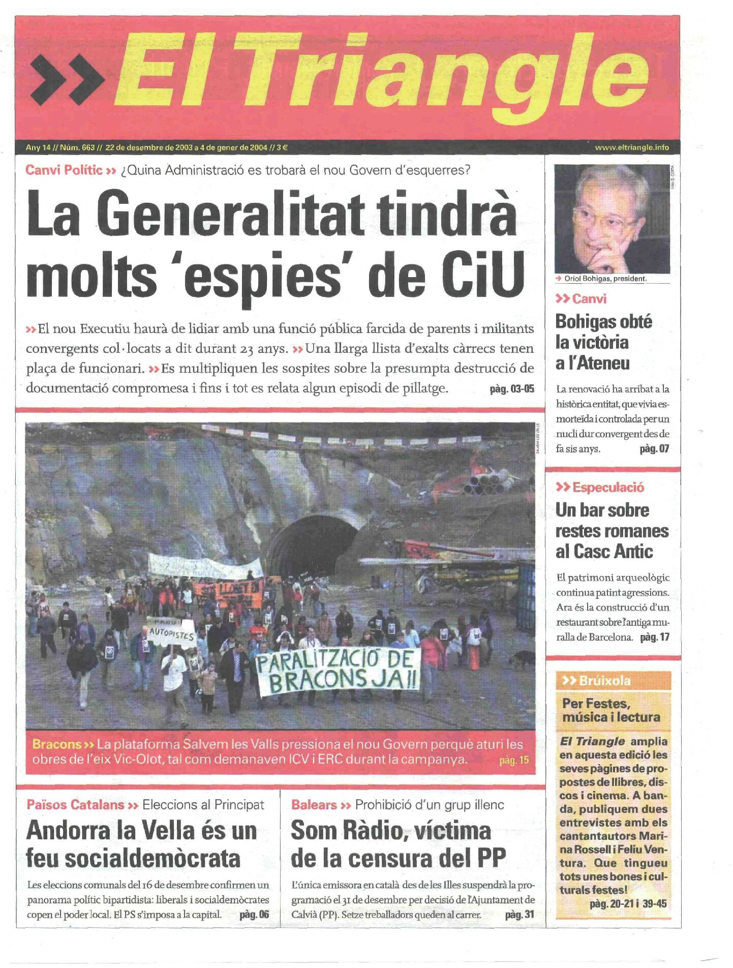 La Generalitat tindrà molts 'espies' de CiU