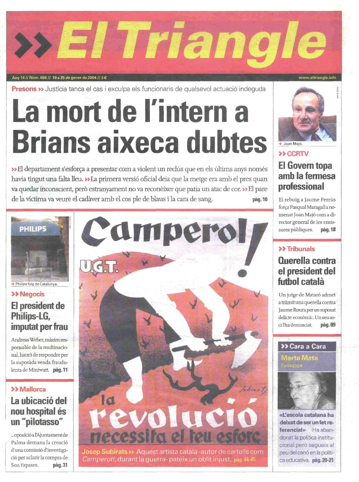 La mort de l'intern a Brians aixeca dubtes