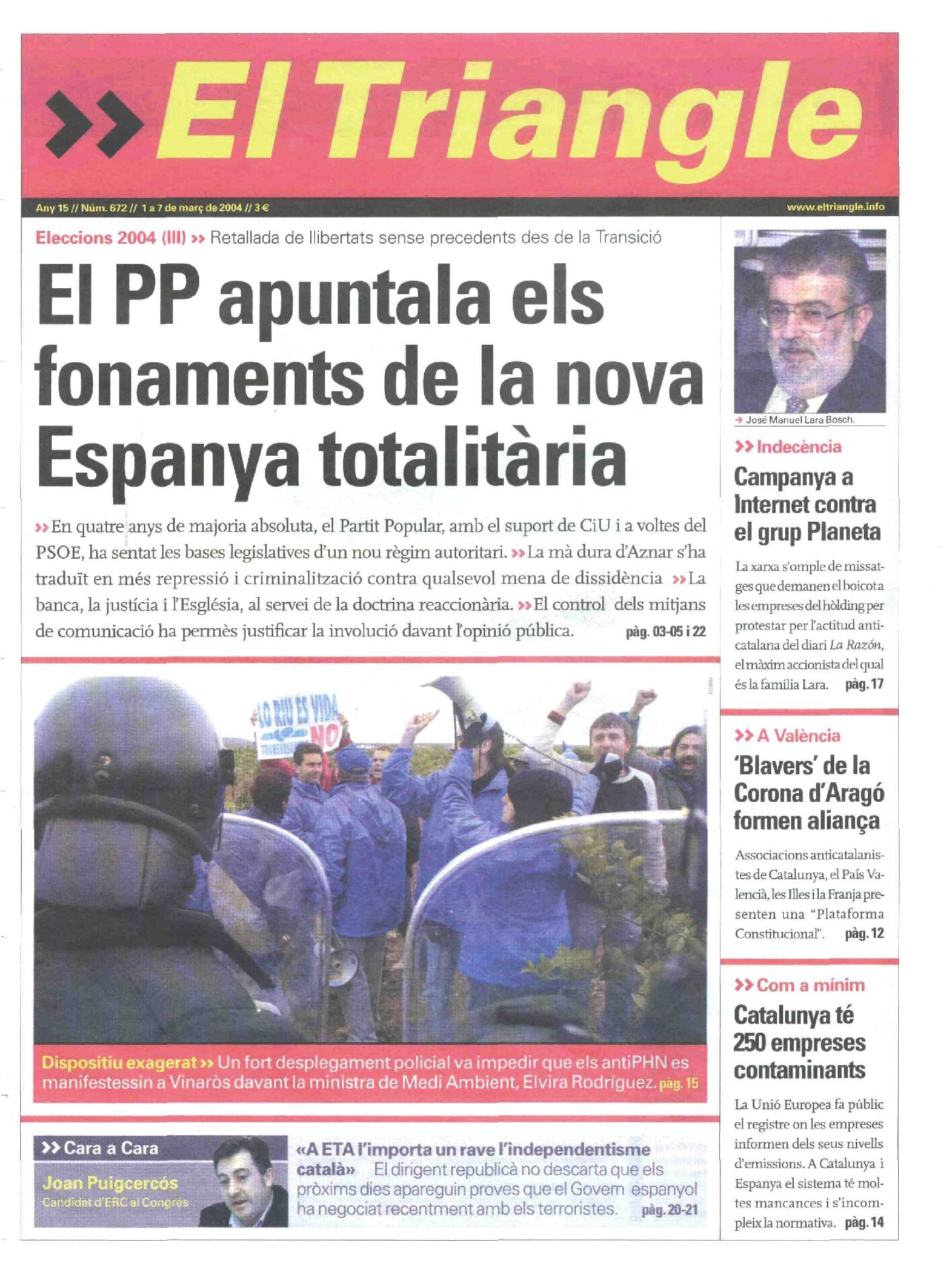 El PP auntala els fonaments de la nova Espanya totalitària